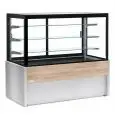 NEUTRALE VITRINE (OHNE GRUPPE UND OHNE VERDAMPFER) – TROCKENGEBÄCK – MOD. KRISTALL_NE - GLASSTRUKTUR - LED-BELEUCHTUNG