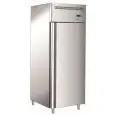 Kühlschrank aus Edelstahl AISI 201 - Mod M-GNH610TN-FC - Gastronorm 2/1 (65 x 53 cm) - Ventiliert - 1 Tür - Bruttokapazität 605 Liter - Temperatur 0° / +8°C - Produktmaße (BxTxH) cm 72,6 x 86,4 x 215