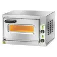 ELEKTRO-PIZZAOFEN - Mod MICROV22C - 1 Backkammer - Schamottsteinboden - Backkammermaße in cm B 40,5 x T 40,5 x H 22 - Anzahl Pizzen insgesamt 1 (Ø cm 33) - Leistung 2,2 kW - Einphasig