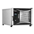 ELEKTRO KOMBI-BACKOFEN MIT HEISSLUFT UND DAMPF  UND TOUCH-BEDIENUNG - Cod. MISTRAL 5TTR M14 VISION - GEEIGNET FÜR BÄCKEREIEN UND KONDITOREIEN - UMLUFT - Ofenkapazität:5 Bleche in den Formaten 40 x 60 cm oder 46 x 66 cm - Leistung: 9 kW - dreiphasiger Ansc