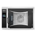 GAS KOMBI-BACKOFEN MIT HEISSLUFT UND DAMPF, TOUCH-BEDIENUNG - Cod. MISTRAL 6TTR M14 VISION - GEEIGNET FÜR BÄCKEREIEN UND KONDITOREIEN - UMLUFT - Ofenkapazität: 6 Bleche in den Formaten 60 x 40 cm oder 66 x 46 cm - Leistung: 8.600 kcal/h - AUTOMATISCHES WA