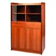 SERVICESCHRANK aus starkem Holz - MOD. ML3170SS - 2 TÜREN - 2 Schubladen - Abmessungen in cm (B x T x H): 95 x 49 x 144