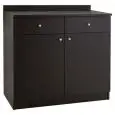 SERVIERSCHRANK - Eiche furniert, gebleicht - MOD. ML3202SS - 2 TÜREN - 2 Schubladen - Abmessungen in cm (B x T x H): 90 x 48 x 95