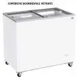TIEFKÜHLTRUHE - MOD. NEO - KLIMAKLASSE 4 - SCHIEBEDECKEL (mit Glas oder ohne Glas je nach Modell) - TEMPERATURBEREICH: -15°/-23°C - CE-Norm