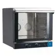 ELEKTRO-KONVEKTIONSOFEN FÜR DIE GASTRONOMIE, KONDITOREI, BÄCKEREI - MOD. K 4 MEC - OFFENTÜR MIT KLAPPÖFFNUNG -  230V/1/50Hz - LEISTUNG: 3,35 kW - FASSUNGSVERMÖGEN: 4 BLECHE/GRILLROSTE: 43,5 x 35 cm ODER 4 BLECHE/GRILLROSTE: 43,5 x 32 cm - PRODUKTMASSE in 