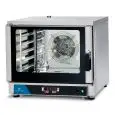 ELEKTRO-KONVEKTIONSOFEN FÜR GASTRONOMIE UND PATISSERIE - MOD. FED 5 DIG - DIGITALES BEDIENFELD - MIT DIREKTER DAMPFEINSPRITZUNG - 9 KOCHPROGRAMME - ANSCHLUSS 400V/3/50Hz DREIPHASIG - LEISTUNG: 6,45 kW - KAPAZITÄT: 5 X (GN 1/1 ; 60X40) - ABMESSUNGEN IN CM 