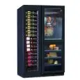Kühlvitrine für Wein, Wurstwaren und Käse mit kapazität Lt 840 und temperaturen von +2 bis +20 °C und (2x) von 0 bis +20 °C Klimaitalia NORCIA 290 3T