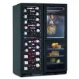 Kühlvitrine für Wein, Wurstwaren und Käse mit kapazität Lt 840 und temperaturen von +2 bis +12 °C / +12 bis 20 °C und (2x) von 0 bis +20 °C Klimaitalia NORCIA 360 4T