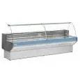Neutraler Lebensmitteltresen (ohne Gerät und ohne Verdampfer) – Mod PATAGONIA NEU – Displayoberflächentiefe: 74 cm