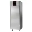 KÜHLSCHRANK AUS EDELSTAHL AISI 304 - UMLUFTKÜHLUNG - Mod CH07RMMBT - GASTRONORM 2/1 - NUTZVOLUMEN 700 L - 1 TÜR - LÜFTUNG KÜHLUNG - TEMPERATUR -18° / -22 ° C - Abmessungen B 71 x T 80 x H 210 cm