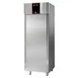 KÜHLSCHRANK AUS EDELSTAHL AISI 304 - UMLUFTKÜHLUNG - Mod CH07RMPLMTN - GASTRONORM 2/1 - NUTZVOLUMEN 700 L - 1 TÜR - LÜFTUNG KÜHLUNG - TEMPERATUR 0 ° / + 10 ° C - Abmessungen B 71 x T 80 x H 210 cm