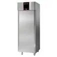 KÜHLSCHRANK AUS EDELSTAHL AISI 304 - UMLUFTKÜHLUNG - Mod CH07RMPLMBT - GASTRONORM 2/1 - NUTZVOLUMEN 700 L - 1 TÜR - LÜFTUNG KÜHLUNG - TEMPERATUR -18° / -22 ° C - Abmessungen B 71 x T 80 x H 210 cm