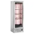 Fleischreifeschrank - Mod QM 368 - Feuchtigkeitsregelung - Temperatur +2°/+10°C - Kapazität Lt 293 - 1 Glastür - Abmessungen cm B 60 x T 55,8 x H 182