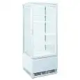 VERTIKALE GEKÜHLTE VITRINE WEISS FÜR GETRÄNKE - Mod. RC98W - Temperatur +2°/+12°C - Kapazität 98 Liter - Stromversorgung einphasig V230/1 - Leistung 180 W - Produktmaße (BxTxH) cm 42,8 x 38,6 x 111 - Gewicht 38 kg
