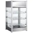 WARMHALTEVITRINE - Mod RTR97L - Struktur aus Edelstahl - 3 Regale - Thermostat +30° /+90° C - Stromversorgung 220-240V/1/50-60Hz - Produktmaße (BxTxH) cm 46 x 45 x 78,5
