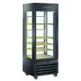 Weinkühlschrank - Mod RV 404BL - Fassungsvermögen n 75 Flaschen - Temperatur +0/+20 °C - Ventilierte Kühlung - Abmessungen cm B 70 x T 65 x 190 H