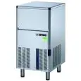 EISBEREITER FÜR HOHLEISWÜRFEL - Mod SEI50 - BEHÄLTERKAPAZITÄT Kg 17 - PRODUKTION MIT LUFTGEKÜHLTEM MOTOR BIS kg 50/24 h - PRODUKTION MIT WASSERGEKÜHLTEM MOTOR BIS kg 49/24 h - Produktmaße (BxTxH) cm 48,6 x 57,5 x 72,1/81,3
