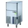 EISBEREITER FÜR HOHLEISWÜRFEL - Mod SDH 64 - BEHÄLTERKAPAZITÄT kg 20 - PRODUKTION MIT LUFTGEKÜHLTEM MOTOR BIS kg 62/24 h - PRODUKTION MIT WASSERGEKÜHLTEM MOTOR BIS kg 60/24 h - Abmessungen cm B 48,6 x T 57,5 x 81,6/90,8 H