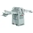 TEIGAUSROLLMASCHINE FÜR KONDITOREIEN - MANUELLE BEDIENUNG - MOD. SF500/71 - ARBEITSTISCHLÄNGE: 71 cm - WALZEN: 50 cm - CE-NORM