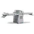 TEIGAUSROLLMASCHINE FÜR KONDITOREIEN - MANUELLE BEDIENUNG - MOD. SF600/71 - ARBEITSTISCHLÄNGE: 71 cm - WALZEN: 60 cm - CE-NORM