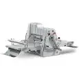 TEIGAUSROLLMASCHINE FÜR KONDITOREIEN - MANUELLE BEDIENUNG - TISCHGERÄT - MOD. SFB500/71 - ARBEITSTISCHLÄNGE: 71 cm - WALZEN: 50 cm - CE-NORM