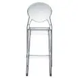 HOCKER "IGLOO" - MOD. 2358 - STRUKTUR AUS POLYCARBONAT - PASSEND ZUM STUHL "IGLOO" - FÜR DEN INNEN-UND AUSSENBEREICH GEEIGNET - STAPELBAR (BIS ZU 6 STÜCK) - ABMESSUNGEN IN CM (BxTxH): 47 x 54 x 116 - CE-KENNZEICHNUNG