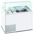 Eistheke - Mod. SL 510 ICE - Temperaturbereich: - 15 °C / -20 °C - Fassungsvermögen: 431 Liter - Produktmaße in cm (B x T x H): 134,1 x 72,5 x 123,5 - Gewicht: 103 kg - CE-Kennzeichnung