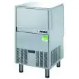 NUGGET-EISBEREITER - Modell SMH 80 - BEHÄLTERKAPAZITÄT: 25 kg - PRODUKTION MIT LUFTGEKÜHLTEM MOTOR: bis zu 85 kg/24 Std. - PRODUKTION MIT WASSERGEKÜHLTEM MOTOR: bis zu 85 kg/24 Std. - Maße: B 52,9 x T 62,6 x H 79,1/88,3 cm