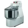 SPIRAL-TEIGKNETMASCHINE - FESTER KOPF - Mod SP 60 - Versorgung V 400 Drehstrom - 2 Geschwindigkeiten - Fassungsvermögen der Wanne Lt 85 - Teiggewicht 215 kg - Leistung von 1,5/3 kW - CE-Norm