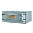 ELEKTRO-PIZZAOFEN - Mod. FEP 6 BIG/L - 1 Backkammer - Backebene oder Decke und Boden aus feuerfestem Material - Backkammermaße in cm (BxTxH): 108 x 72 x 14 - 6 Pizzen (Ø cm 36) - Leistung: 9 Kw - EG-Norm