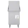 MECHANISCHE GESCHIRRSPÜLMASCHINE AUS EDELSTAHL - MOD U110N PS - MIT LAUGENPUMPE - DREIPHASIGE STROMVERSORGUNG - MAXIMALER NUTZHÖHE DURCHGANG 43 cm - QUADRATISCHER KORB 50x50 cm - ZYKLUS (Sek.) 90/120 - Produktmaße (BxTxH) cm 64 x 74 x 150