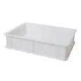 HALBER NUDELTEIG UND PIZZATEIGBEHÄLTER - POLYPROPYLEN - AUSSENABMESSUNGEN in cm: 30 x 40 x 10 h