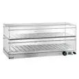 WARMHALTEVITRINE - MOD. VBR47 - Ausführung in Edelstahl - 2 Ebenen - thermoSTATISCHE KÜHLUNGe TEMPERATUR: regelung +30°/+ 90° C - Anschlusswert V230 50/60 Hz