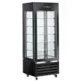 VERTIKALE KÜHLVITRINE FÜR KONDITOREI - Mod. VRP 404B - INDUSTRIE 4.0 - UMLUFTKÜHLUNG - KAPAZITÄT Lt 440 - TEMPERATUR -2º/+10ºC - Abm. cm B 70 x T 65 x H 190 - CE-Norm
