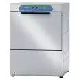 ELEKTRONISCHE GERÄTESPÜLMASCHINE AUS EDELSTAHL - MOD. 84AL - MIT ABLAUFPUMPE - DREIPHASIGER ANSCHLUSS - ELEKTRONISCHES KONTROLLSYSTEM DES SPÜLVORGANGS - MAX. EINSCHUBHÖHE: 34 cm - KORBGRÖSSE: 60X50 cm - ZYKLUSDAUER: (sec) 90/110/120/300 - EINSTELLBARER SP
