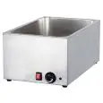 ELEKTRISCHE BAIN-MARIE-MASCHINE – Mod. 8700 - N. 1 TANK x GN 1/1 - Abmessungen cm L 62,2 x D 37 x H 26,2 - CE-Standard