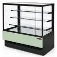 NEUTRALE VITRINE (NICHT GEKÜHLT) - MOD. EVOK_NE - SCHIEBETÜREN AN DER RÜCKSEITE MIT DOPPELVERGLASUNG - 5-SEITIG ISOLIERVERGLAST - 3 GLAS-ABLAGEN MIT BELEUCHTUNG - CE ZEICHEN - TIEFE DER AUSLAGEFLÄCHE: 66 CM