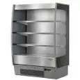 WANDKÜHLREGAL - MOD. LIDO SL INOX - FÜR WURSTWAREN UND MILCHPRODUKTE - UMLUFTKÜHLUNG - TEMPERATURBEREICH: °C +3/+5 - SELF SERVICE - KANALISIERBAR - CE ZEICHEN