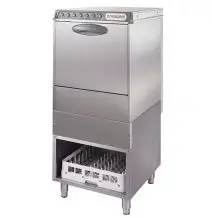 Geschirrspülmaschine - professionelle Ausführung - Edelstahl AISI 304 18/10 - Mod. 4SB - mit Laugenpumpe - Dreiphasenanschluss - max. Einschubhöhe: 37 cm - Korbmaße (B x T): 50 x 50 cm - Spüldauer: 120" / 240" - Produktmaße in cm (B x T x H): 59,4 x 63,7 