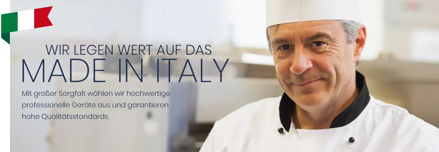 Wir legen Wert auf das Made in Italy